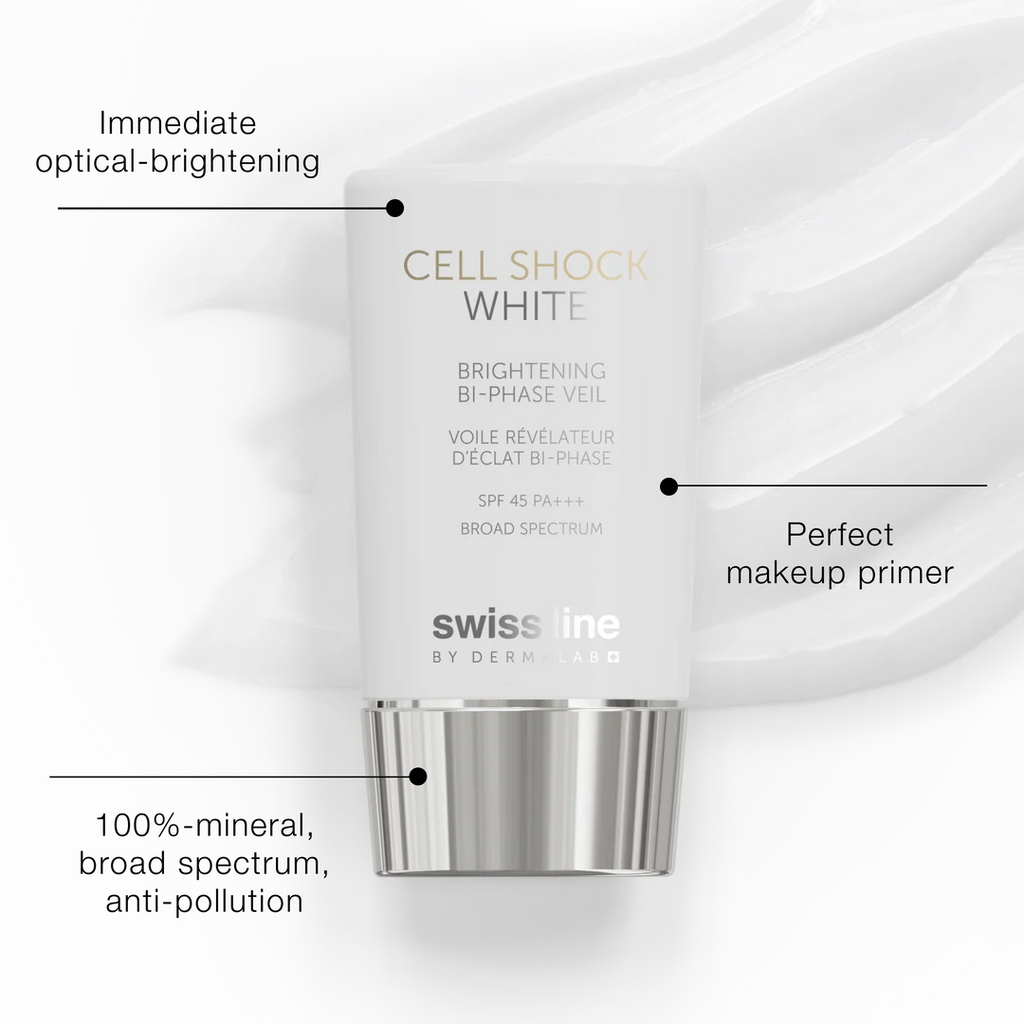 SWISS LINE Cell Shock White Brightening Bi-Phase Veil SPF 45 PA+++ 45ml