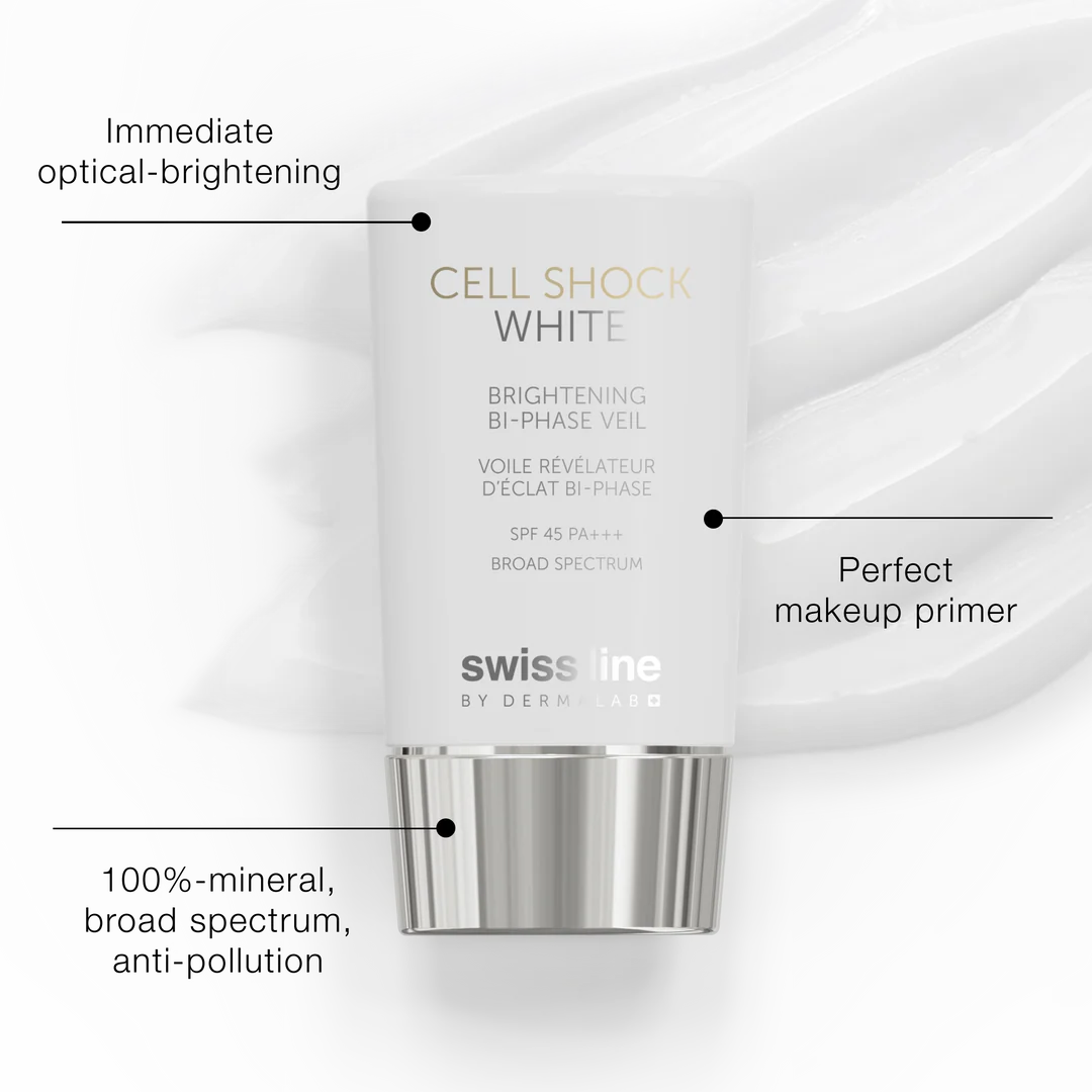 SWISS LINE Cell Shock White Brightening Bi-Phase Veil SPF 45 PA+++ 45ml