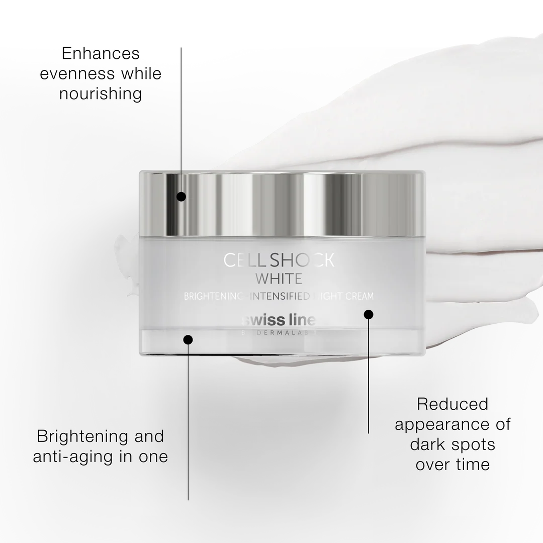 SWISS LINE Cell Shock White Brightening-Intensified Night Cream 50ml