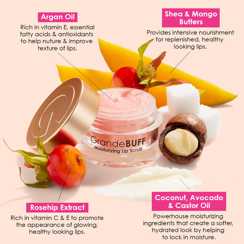 Grande BUFF Moisturising Lip Scrub