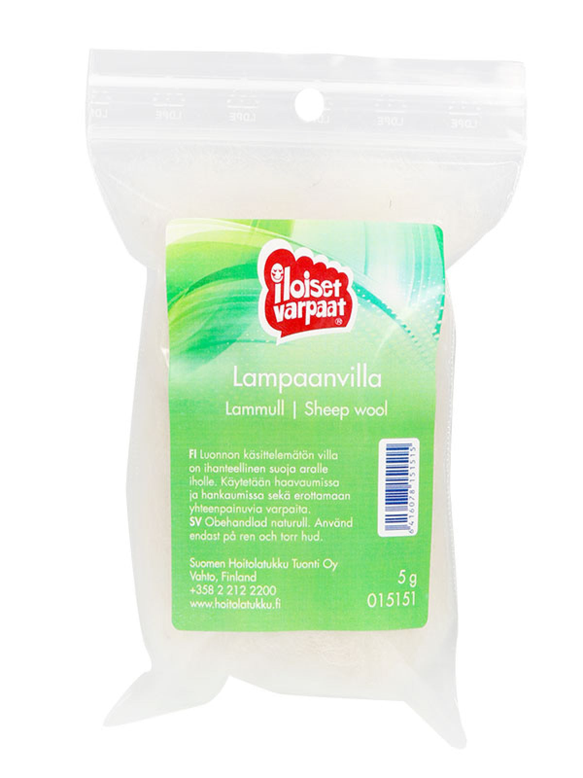 Iloiset varpaat, lampaanvilla 20g