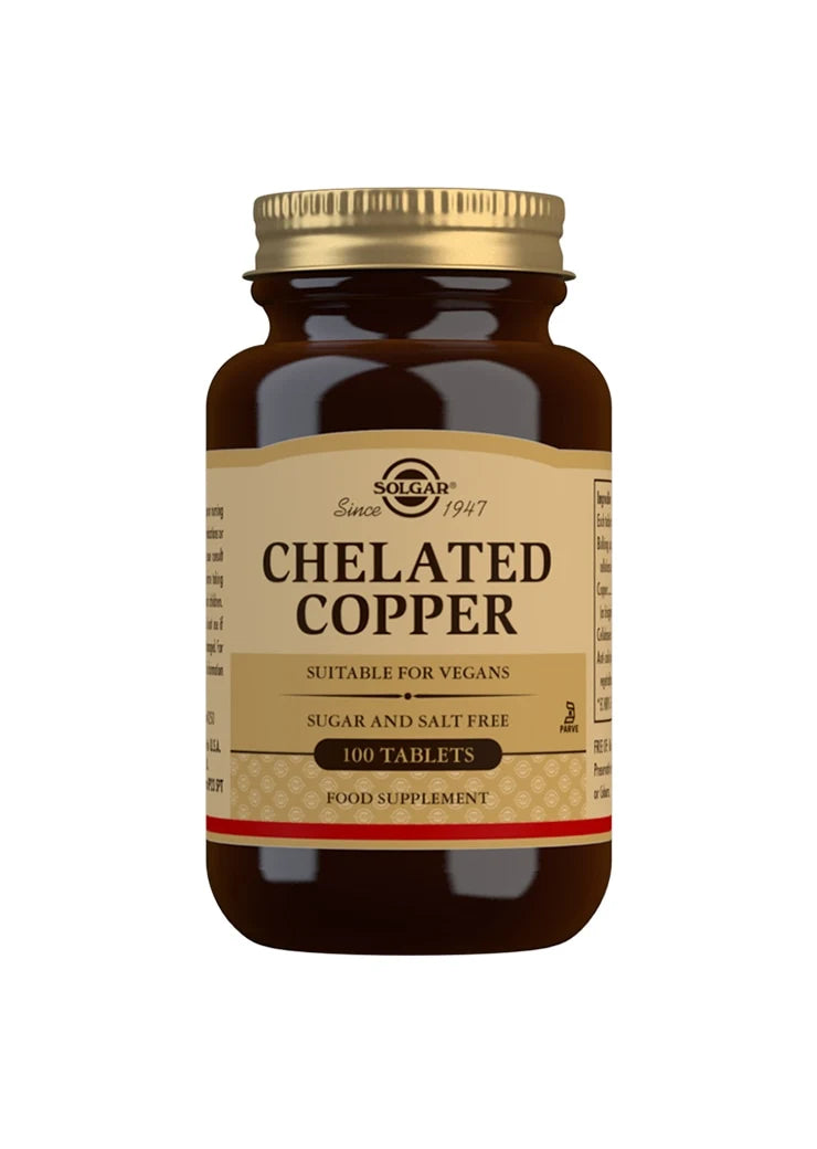 Solgar Chelated Copper 100tabl
